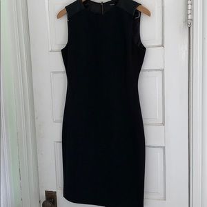 Tahari Black textured dress size 4
